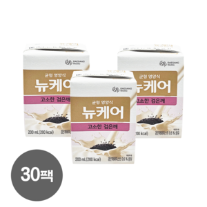 대상웰라이프 뉴케어 고소한 검은깨 환자영양식 부모님선물, 200ml, 30개