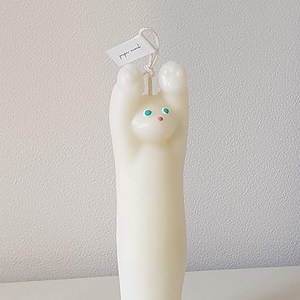 페페무드 주우욱 액체 고양이 캔들 (화이트), 화이트(블랙베리&베이), 80g, 1개