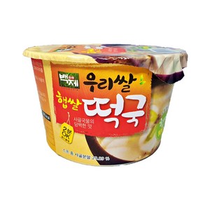 백제 우리쌀 즉석 떡국, 163g, 12개