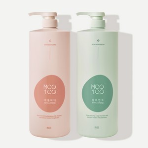 무백 대용량 자몽워터샴푸 1500ml + 밤부민트샴푸 1500ml, 1개