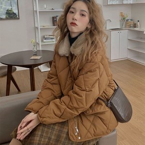 퍼 퀄팅 누빔 여성 겨울 깔깔이 숏패딩 SH248