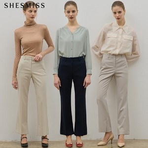 (SHESMISS)] 기품있는 핏 세미부츠컷 슬랙스 팬츠 (택가격: 138000원)