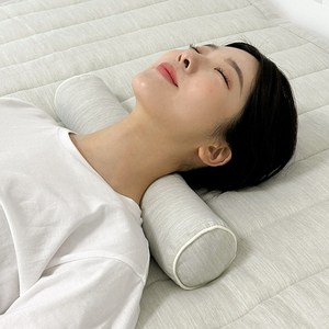 볼트론 거북목 일자목 목디스크 경추목베개, 네츄럴, 1개