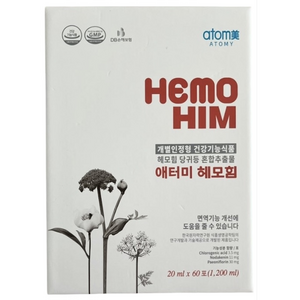 면역력 개선 증진 한약 추출물 애터미 헤모힘 20ml, 1.2L, 1개