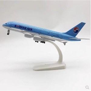 아시아나항공 모형비행기 A380 B747 여객기 다이캐스트 1160, J. A380 대한항공 (18cm), 1개