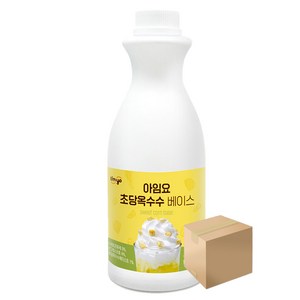 아임요 초당 옥수수 베이스 1.2kg x 1개, 6개