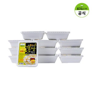 [칠갑농산]똑쌀떡국 사골 야채 174g x 12개 즉석식품