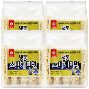 천일냉동스파게티면 1kg 냉동, 4개