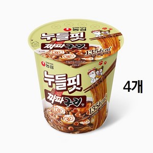 농심 누들핏 짜파구리맛 41.5g, 4개