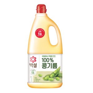 백설 콩기름, 1.8L, 1개