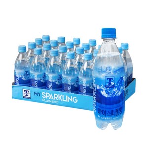 트레이더스 마이스파클링 플레인 탄산수, 500ml x 24P, 500ml, 24개
