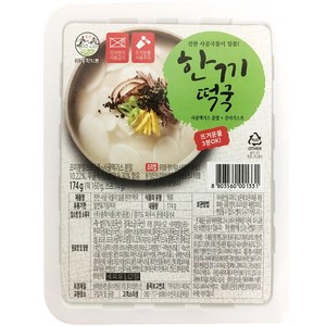 송학식품 진한 사골 국물 한끼떡국, 174g, 12개
