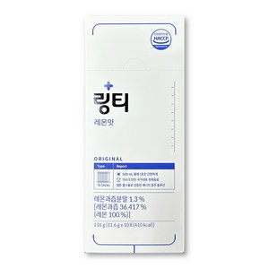 링티 레몬맛 11.6g, 116g, 1개