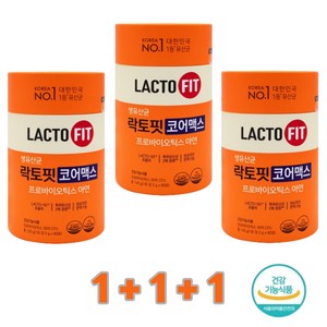 락토핏 종근당건강 생유산균 코어맥스, 60g, 3개