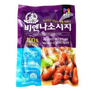 [푸른들마켓][목우촌] 주부9단비엔나소세지(180g), 180g, 1개