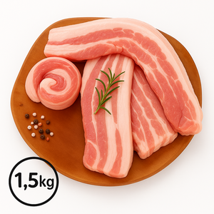 [농장직영 홍도야지] 제주 흑돼지 오겹살 냉장 구이용 신선육, 1개, 1.5kg