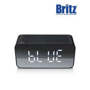 브리츠 라디오 알람시계 겸용 블루투스 스피커 BZ-MX2100, 블랙