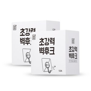 깔끔대장 초강력 벽후크(5개입), 2세트