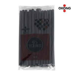 검정색 글루건심 오공 GS-1085BK 검정핫멜트 스틱 700g 블랙 검은색 핫멜트봉 11mm, 1개