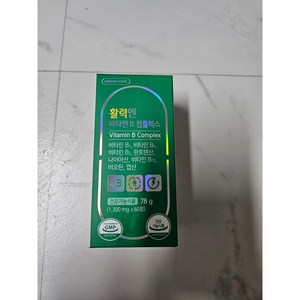 그린스토어 활력엔 비타민B 컴플렉스 1300mg x 60정, 1개