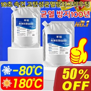 [균열방지100년] 지붕 바닥 균열 복원 보수제 고탄성 그라우트 접착제 콘크리트 바닥 보수재 방수본드, [3+3]*균열 방지100년, 1개