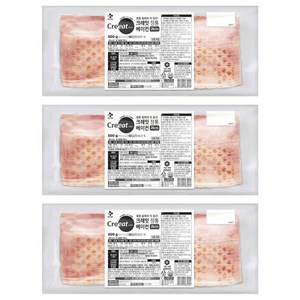 CJ 크레잇 정통 베이컨, 3개, 500g