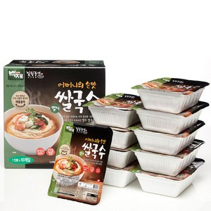 백제 일월풍면 어머니의 손맛 멸치쌀국수, 100g, 10개