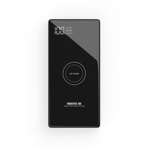 요이치 몬스터 이브 고속무선 보조배터리 20000mAh, YB-K20000, 블랙