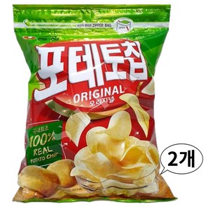 농심 포테토칩 오리지널 감자칩, 390g, 2개