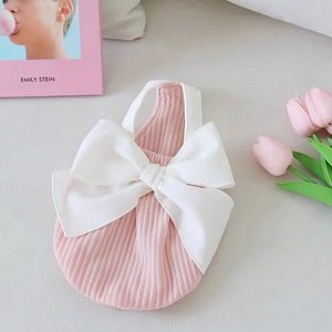 코코스튜디오 봄 여름 강아지옷 왕리본 벌룬 나시, 코코 왕리본 벌룬 나시/핑크