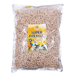 슈퍼주 우드펠렛 소형 애완동물 바닥재, 3.5kg, 1개