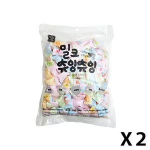 밀크 츄잉츄잉 다섯가지맛 1kg, 2개