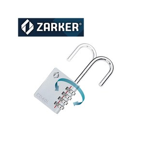 ZARKER 자커 열쇠 중고리 긴고리 번호키 XD40L 비밀번호변경가능 다이얼 자물쇠 사물함키 자전거, 1개