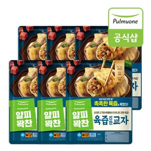 [풀무원] 얄피꽉찬 육즙진한 교자만두(400g) x 6봉, 400g, 1개