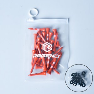 리젠시 프리미엄 높이조절 대나무 골프티 컨트롤 눈금티꽂이, 1세트, 오렌지