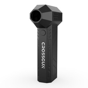 정시출고 CROSSGUN 제트 터보 킹콩 강력한 선풍기 휴대용 핸드헬드 LED 조명 먼지 컴퓨터 허리, [01] Black, [01] Type-C Chage, 1개, 본품