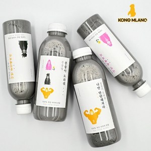 [콩물아 도와줘] 국산 100% 진한 서리태콩물 무가당 무첨가 (간편식)) 500ml, 2개