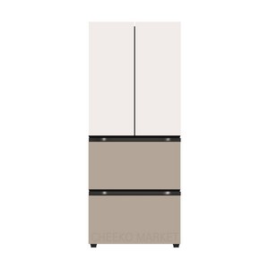 LG 오브제 김치톡톡 글라스 1등급 491L Z493GCB151S Z493GBC151S, 베이지/브라운