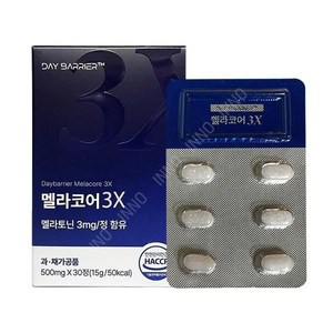 데이배리어 멜라코어3X 500g x 30정 t, 1개