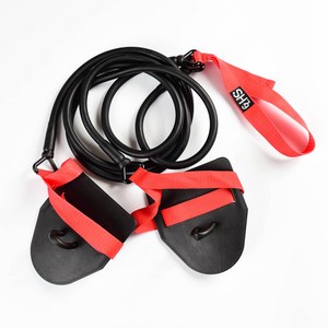 SH79 수영 스트레치코드 물잡기 지상훈련 근력향상 스트레칭코드, 레드