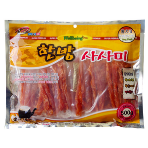 라이코스펫 한방사사미 500g, 1팩, 닭가슴살