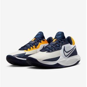 나이키 봄 스포츠 미끄럼 방지 런닝화 농구 남녀공용 프리시전 6 화이트 미드나잇 네이비 쿠션 미끄럼 방지 운동화