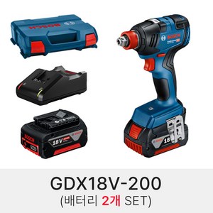 보쉬 GDX18V-210C 충전 임팩렌치드라이버 겸용 5.0Ah 배터리 1개 세트