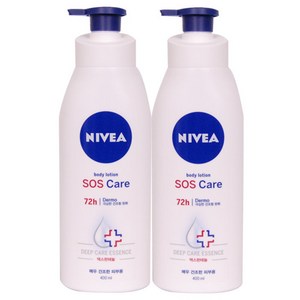 니베아 SOS 케어 바디로션, 400ml, 2개