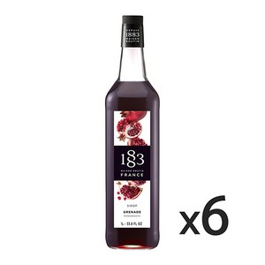 1883 석류 시럽 1000ml, 1L, 6개