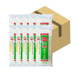 신갈산 치자 콩국수면 1.5KGX10개입(1박스) 콩국수용, 10개, 1.5kg
