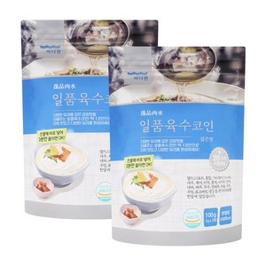 일품 육수코인 깊은맛 2봉(40알), 2개, 100g