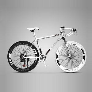 [에키레] 고성능 로드자전거 로드바이크 MTB자전거 사이클 싸이클자전거 중급로드바이크 입문용, 1개, 170cm, 블랙 앤 화이트 26인치 (에어쿠션)