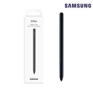 삼성정품 S펜 갤럭시 탭 S9 시리즈 호환 EJ-PX710 N, 블랙, 1개