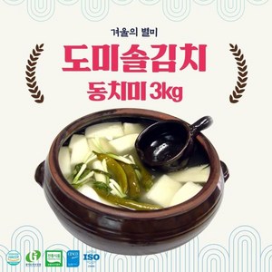 eTV 도미솔김치 동치미3kg, 1개, 3kg